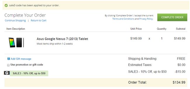 Fotografía - [Alerte pacte] Groupon Offres 2013 Nexus 7 16 Go pour seulement 134,99 $ avec un coupon, Aujourd'hui seulement